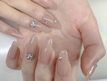 ウサギネイル 新大久保店(usagi nail)/ピンクネイル