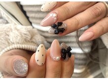 ルアナネイルナゴヤ(LUANA nail nagoya)/リボンパーツネイル
