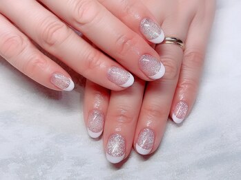 リーチェ ネイルズ(Riche Nails)/ジュエルフレンチ☆