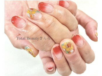 ひまわりネイル