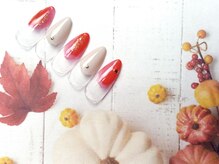 シエル ネイルズ(CIEL NAILS)/ 10月 ハンド 定額 シンプル3