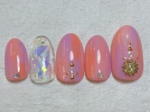 ネイルビート(NAIL BEAT)/ニュアンスネイル　タイダイ