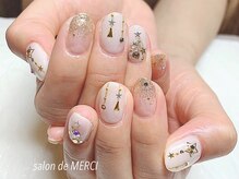 サロン ド メルシー(Salon de MERCI)/ビジューXmas nail☆
