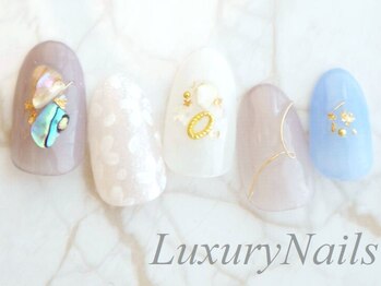ラグジュアリーネイルズ タカダノババ(Luxury Nails Takadanobaba)/いっぱい*詰め込みNail
