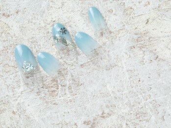 アンベリール 横浜店(Embellir)/(1706)スノーミラーネイル