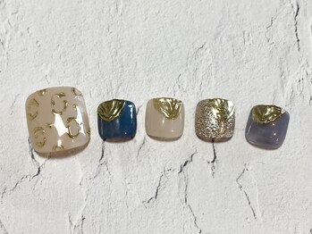 フレイムス アイラッシュ アンド ネイル(FRAMES)/大人アニマルフットネイル♪