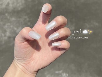 ケリーネイル(kelly nail.)/パールホワイトネイル