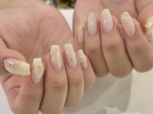 アイネイルズ 渋谷店(I nails)/【Karin.m】ホワイトゴールド