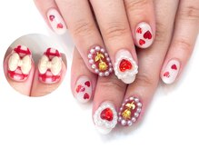 ネイルコレクション ピンク(Nail Collection Pink)/ジェル定額￥9990☆ハート