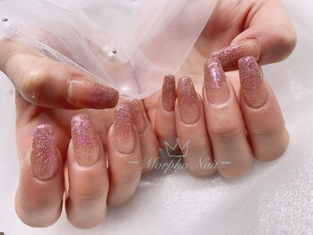 モルフォネイル(Morpho nail)/ワンカラーカラーグラデーション