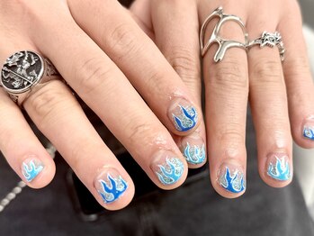 バタフライ 津田沼店(Butterfly)/メンズ★ファイヤーネイル