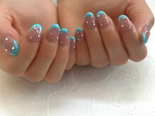 ティンク 大船店(Tink)/ピンク×ブルー　フレンチ