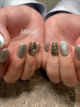 エーエムネイル(Am:nail)/ビジュー×マグ