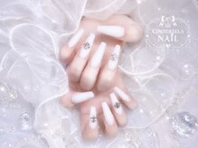 シンデレラネイル(CINDERELLA NAIL)/【チップ長さだしネイル】