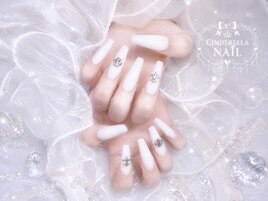 【スカルプ長さだしネイル】