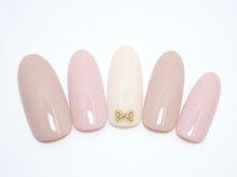 ワンネイル(ONE NAIL)/＃ワンカラーネイル＃リボン