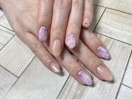 梅雨・紫陽花ネイル