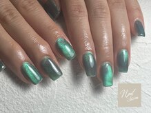 ネイルセッション(nail session)/オーロラグリーンマグネット