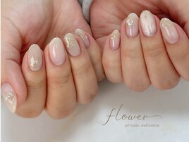 雪の結晶☆お客様ネイル