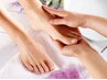 【Foot/オフ】自店.他店ジェルオフ＋角質ピーリング+保湿パック付♪