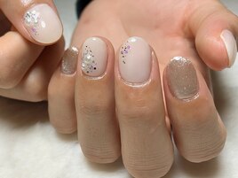 美爪ワンカラーネイル♪