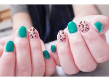 プチリリィ(Petit Lily)/グリーンでお洒落なレオパード