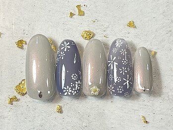 プロモート 岡山城下店(Promote)/卒業式袴ネイル　【岡山】