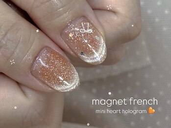 クリアージュ(Clearge)の写真/Cleargeの定額コースはお得でボリューム◎ミニパーツ&スワロ20粒付+アート左右2本ずつOK♪画像の持込もOk!