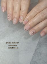 プライベート ネイルサロン マーマ(murmur)/ぷっくりフラワーデザイン