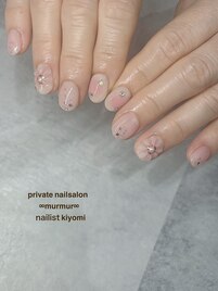 ぷっくりフラワーデザイン