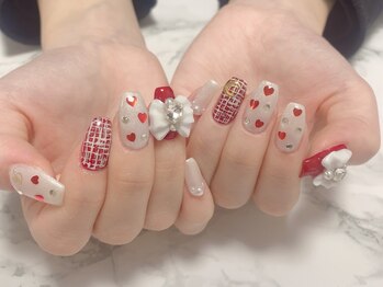 ハナネイル(はなNAIL)の写真/大きさ/色/種類別の様々なパーツをご用意！【90分つけ放題¥6980】お客様の好みに合わせたデザイン提案も◎