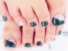 フラッシュネイル SORIO宝塚店/フット◇シンプルプラスコ‐ス