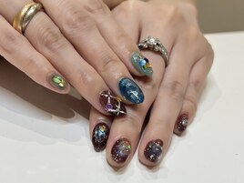 華やかな秋ネイル★