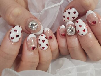 ミイネイル(Me nail)/#バレンタイン#ハートネイル