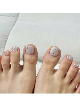 ヘブン ネイル 鶯谷(HEAVEN Nail)/爽やかな夏にぴったりのフット