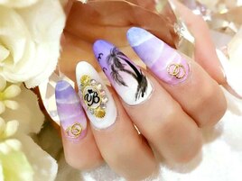 キャンドル×パームツリー