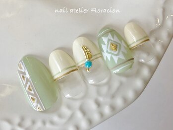 ネイルアトリエ フロラシオン/贅沢アートの褒められネイル56
