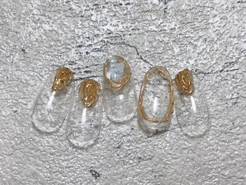 6月定額B アクセサリーネイル