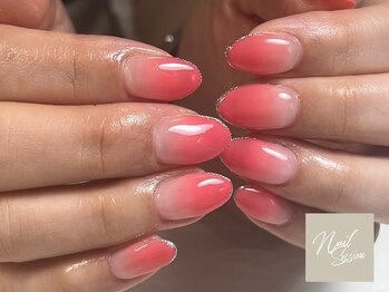 ネイルセッション(nail session)/大人上品グラデ