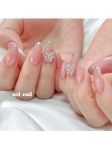 ノルネイル(nol nail)/名古屋/名駅》ガラスフレンチ