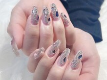 ケリーネイル(Keli Nail)/【キラキラピンクネイル】
