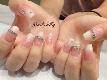 ワイヤー×クリアリング×グラデ