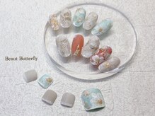 ネイルサロン スクール ビュートバタフライ 相模大野店(BEAUT BUTTERFLY)/冬ネイル