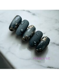 水滴×マットの重厚ニュアンス