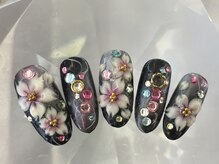 ラリュールネイル(L'Allure nail)/桜ネイル￥9200