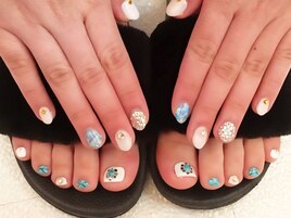 ハンド フット画像持込つけ放題
