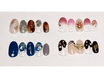 モアネイル(more nail)/2月定額デザイン￥6600