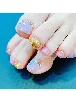 幸運カラーネイル