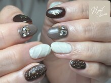ネイルセッション(nail session)/チョコクランチネイル