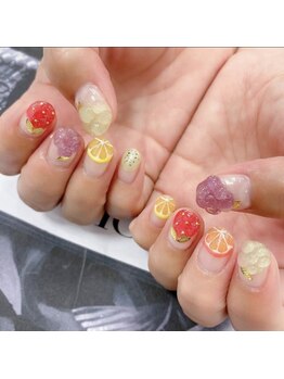 ファストネイル(FAST NAIL)/ぷっくりフルーツネイル